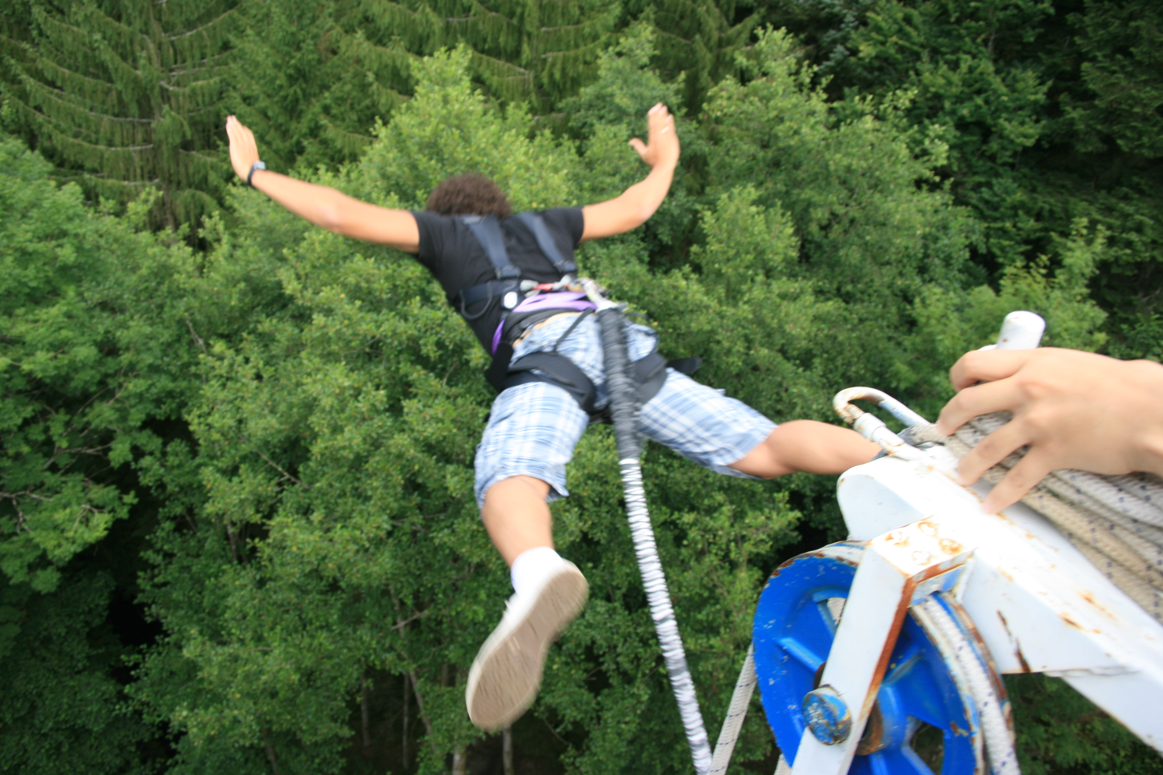 Saut à l'élastique Exermont -